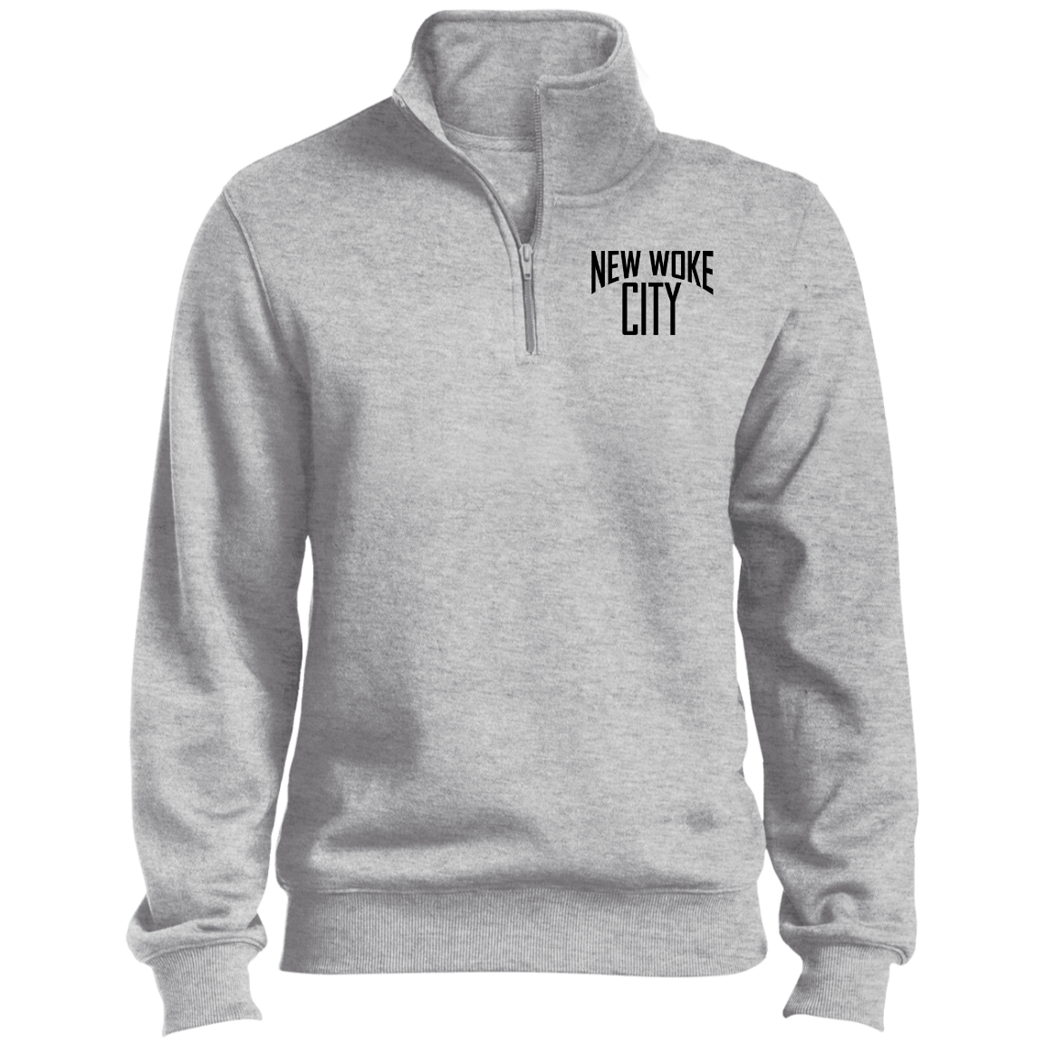 New Woke CIty-1/4 Zip Sweatshirt