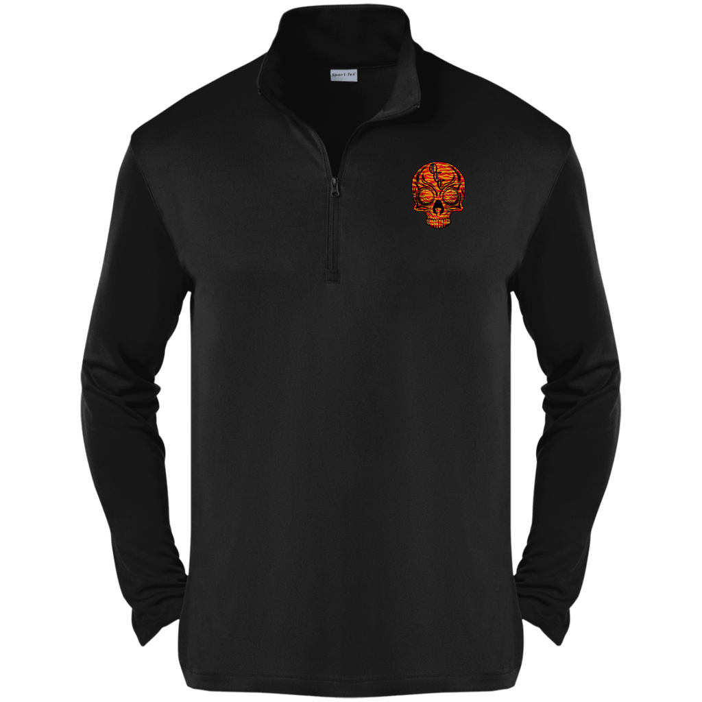 OCC SKULL 1 RED ST357 Competitor 1/4-Zip Pullover