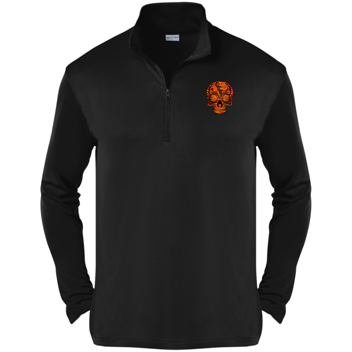 OCC SKULL 1 RED ST357 Competitor 1/4-Zip Pullover