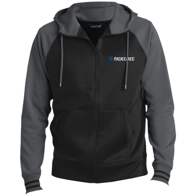 FitDegreeCustCatEMB fitDEGREE-Men's Sport-Wick® Hooded Jacket