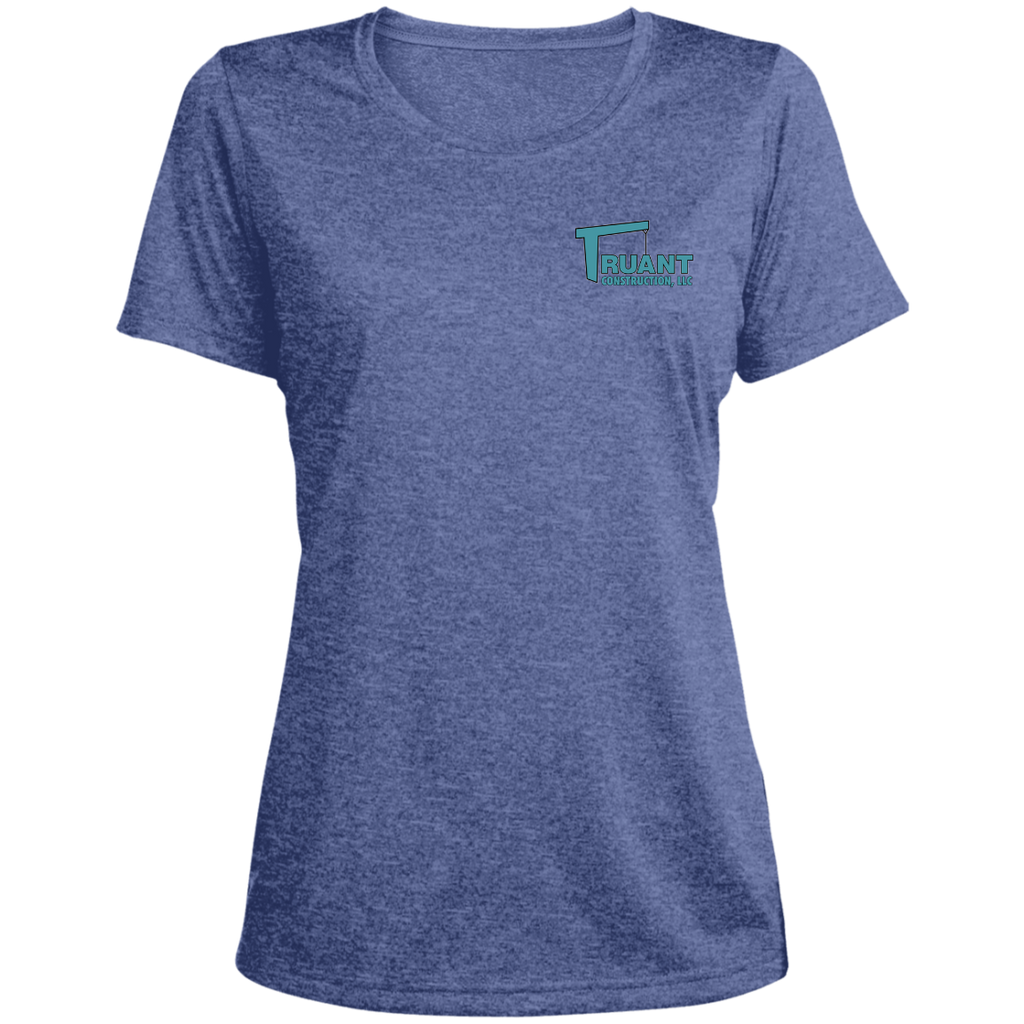 LST360 Ladies' Heather Scoop Neck Performance Tee