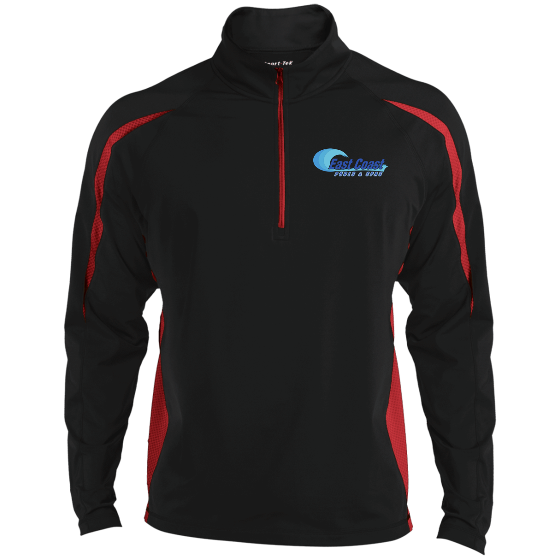 AVG-24303_Final_AVG-24303 ST851 Men's Sport Wicking Colorblock 1/2 Zip