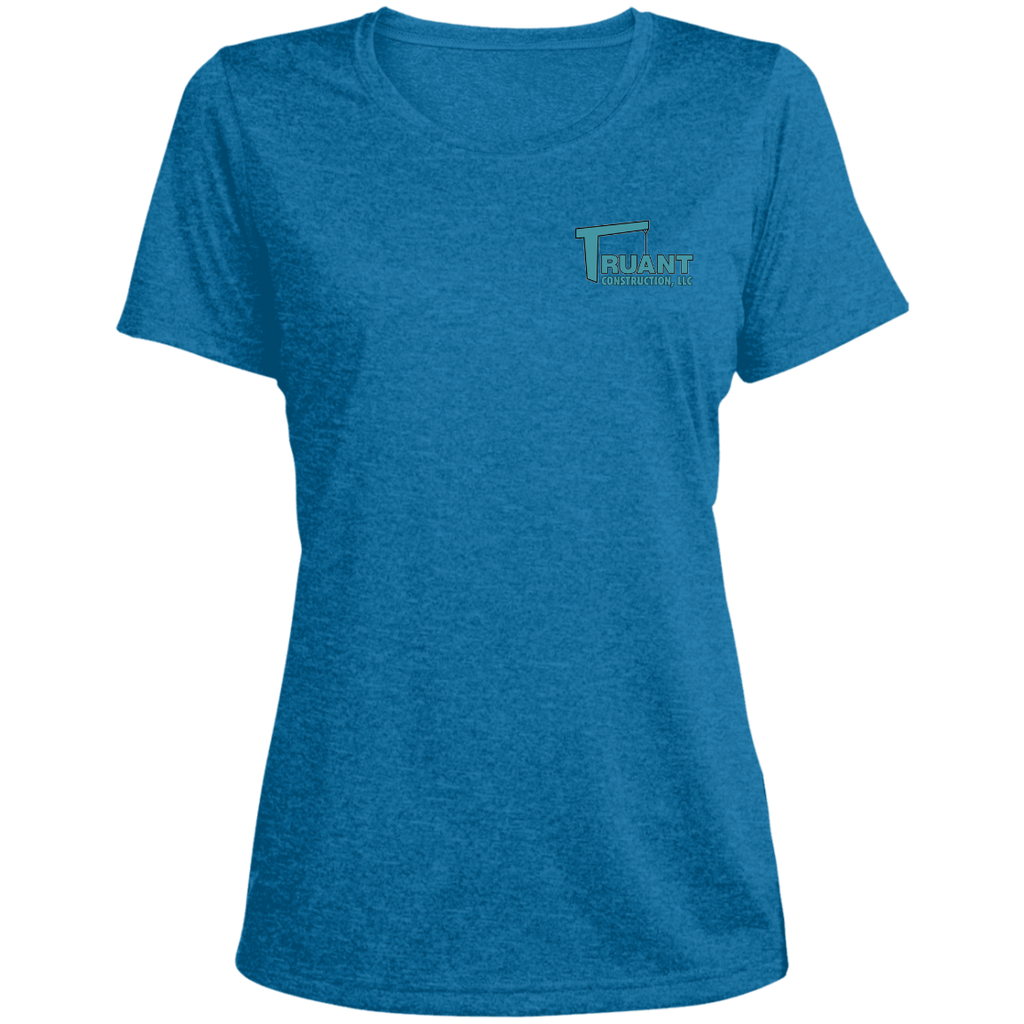 LST360 Ladies' Heather Scoop Neck Performance Tee