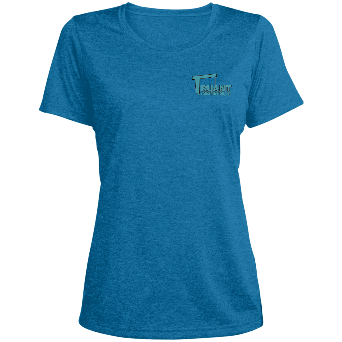LST360 Ladies' Heather Scoop Neck Performance Tee