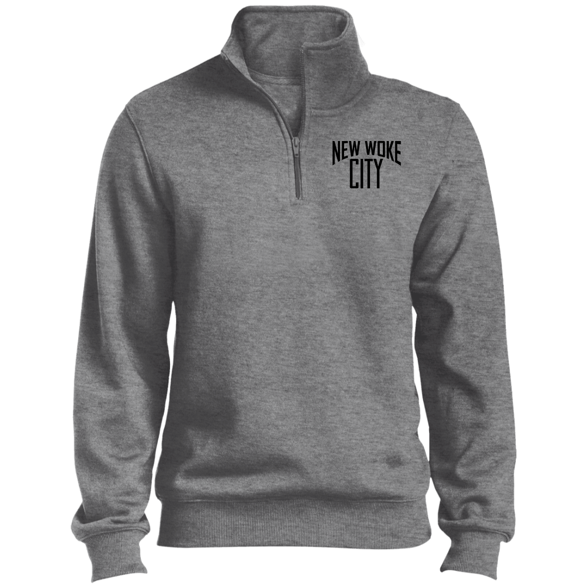 New Woke CIty-1/4 Zip Sweatshirt