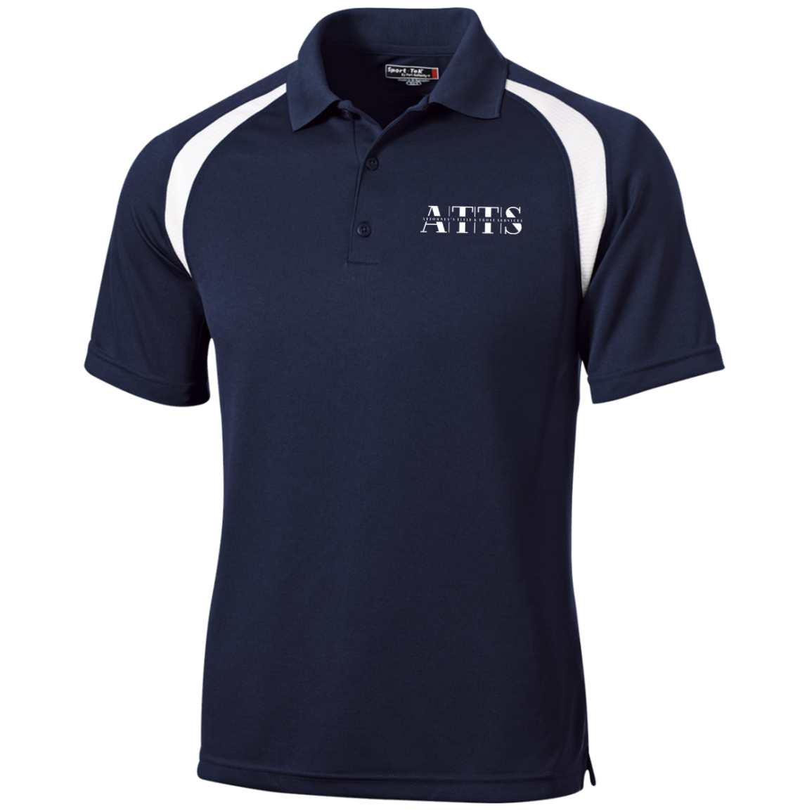 attswhite T476 Moisture-Wicking Tag-Free Golf Shirt