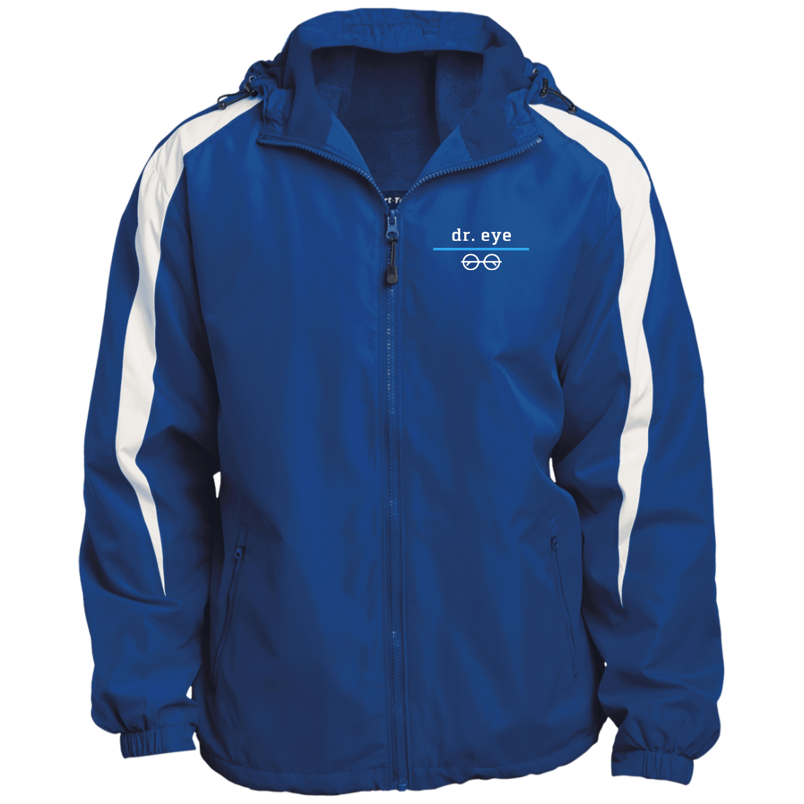 Dr. Eye-Fleece Lined Colorblocked Hooded Jacket