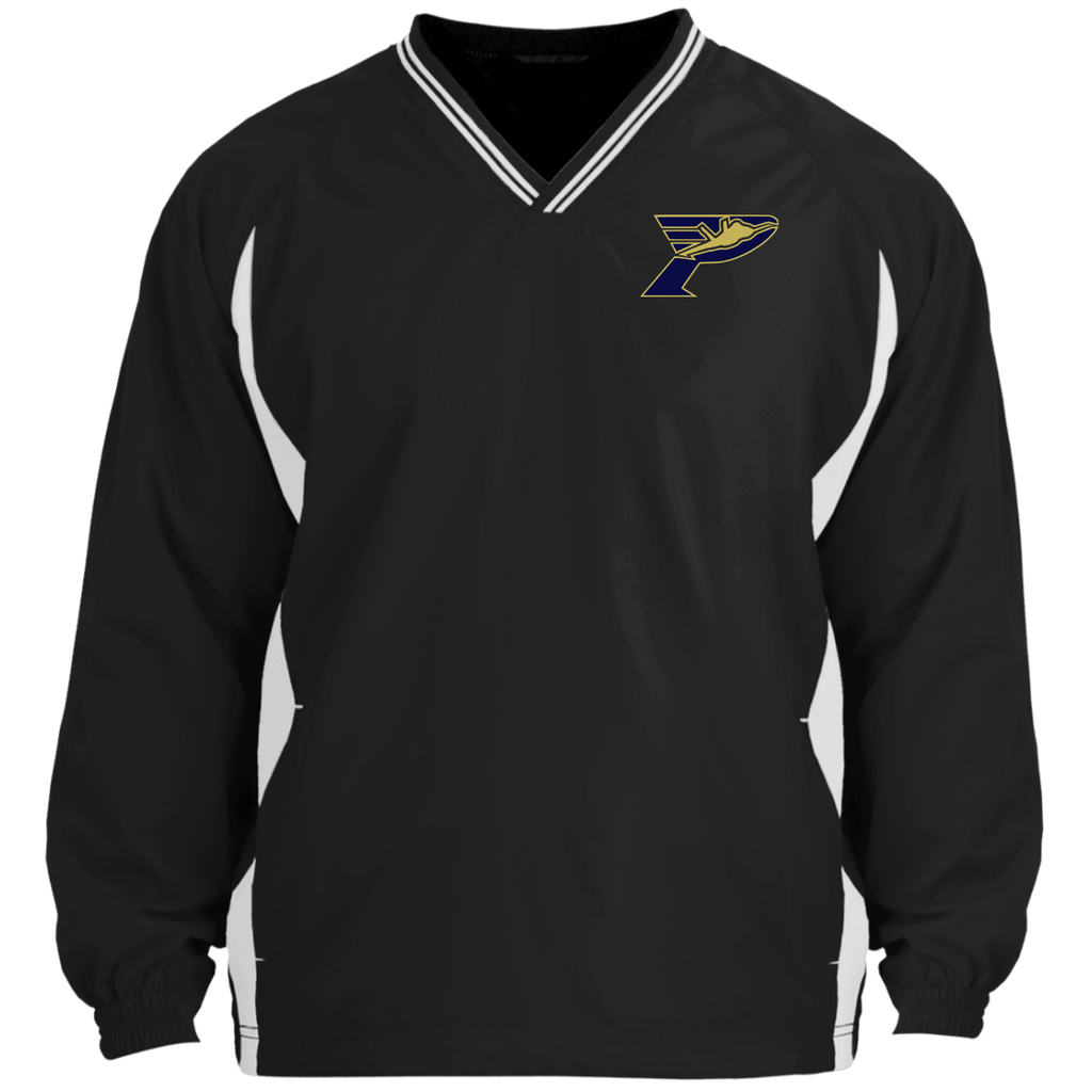Pima Pilots-Tipped V-Neck Wind Shirt