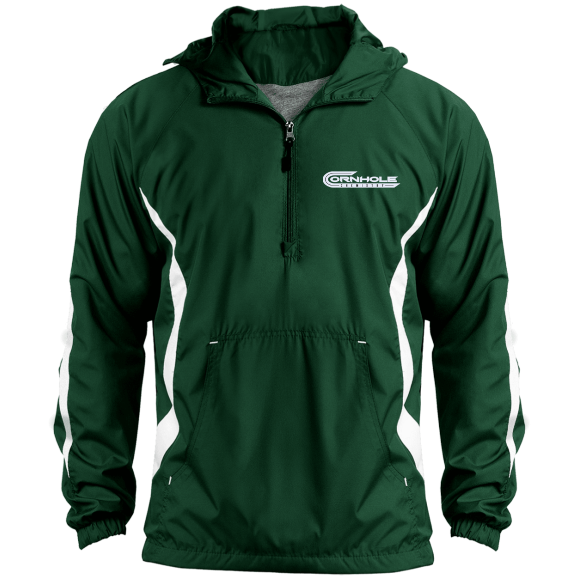 Cornhole Chemistry-Unisex Colorblock Raglan Anorak Jacket