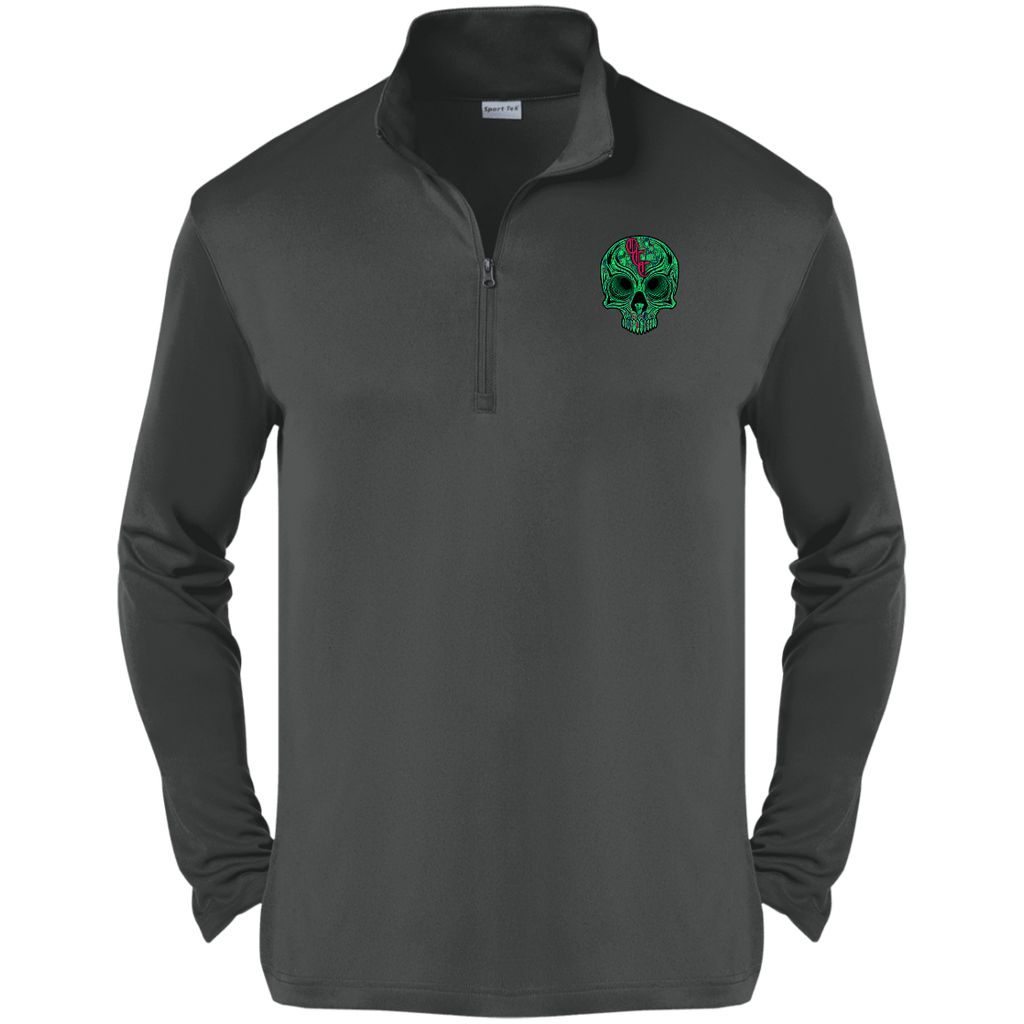 OCC SKULL 1 GRN ST357 Competitor 1/4-Zip Pullover