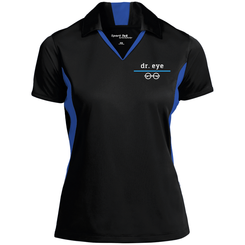 Dr. Eye-Ladies' Colorblock Performance Polo