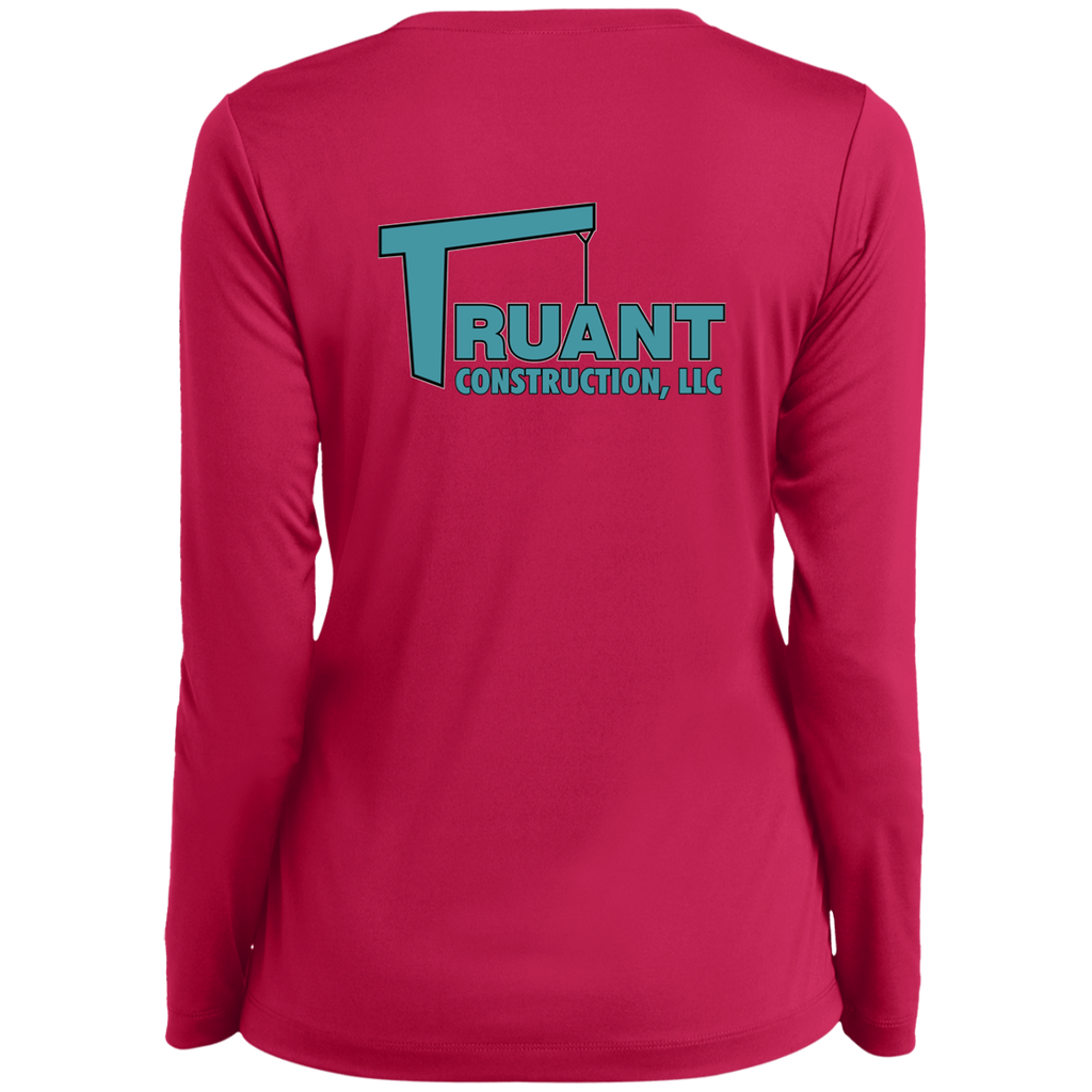 LST353LS Ladies’ Long Sleeve Performance V-Neck Tee