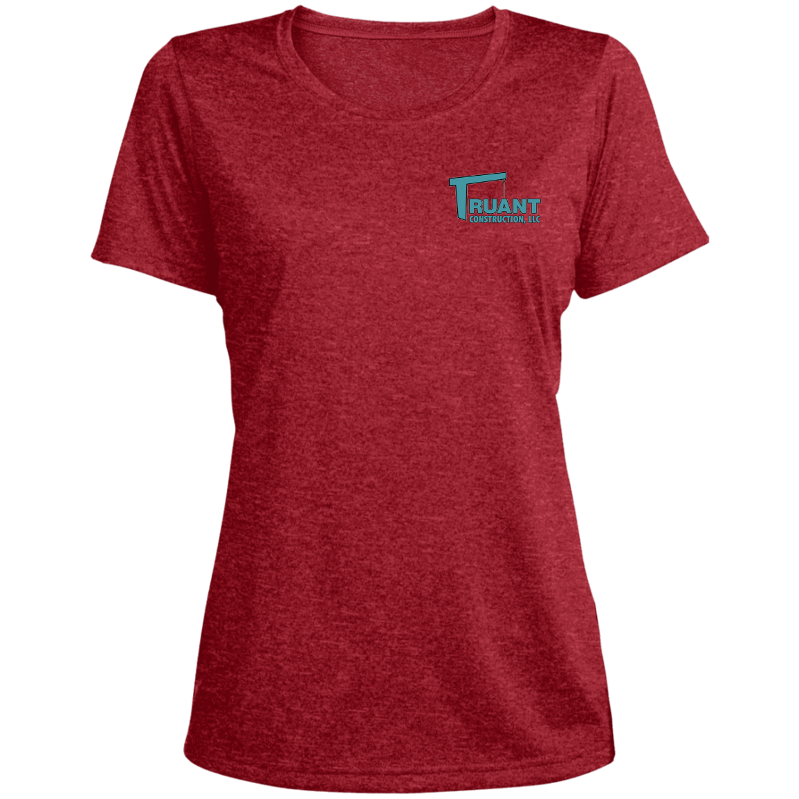 LST360 Ladies' Heather Scoop Neck Performance Tee