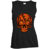 OCC SKULL 1 RED LST352 Ladies' Sleeveless V-Neck Performance Tee