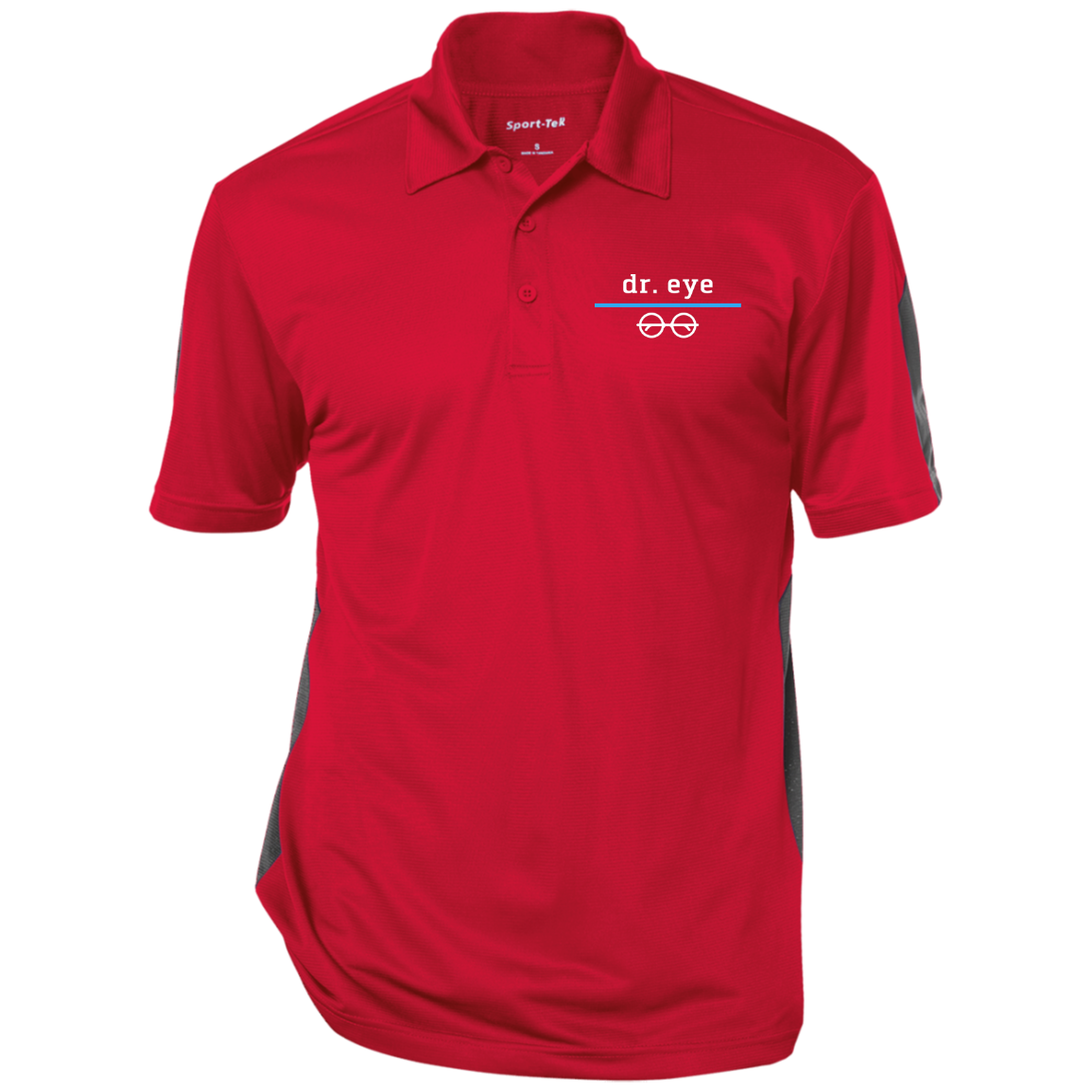 Dr. Eye-Performance Textured Three-Button Polo