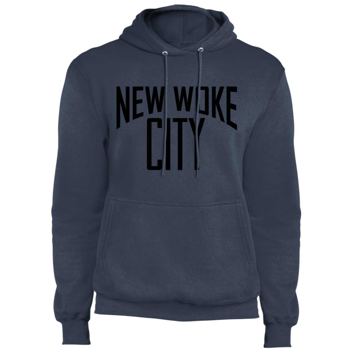 New Woke City-Core Fleece Pullover Hoodie