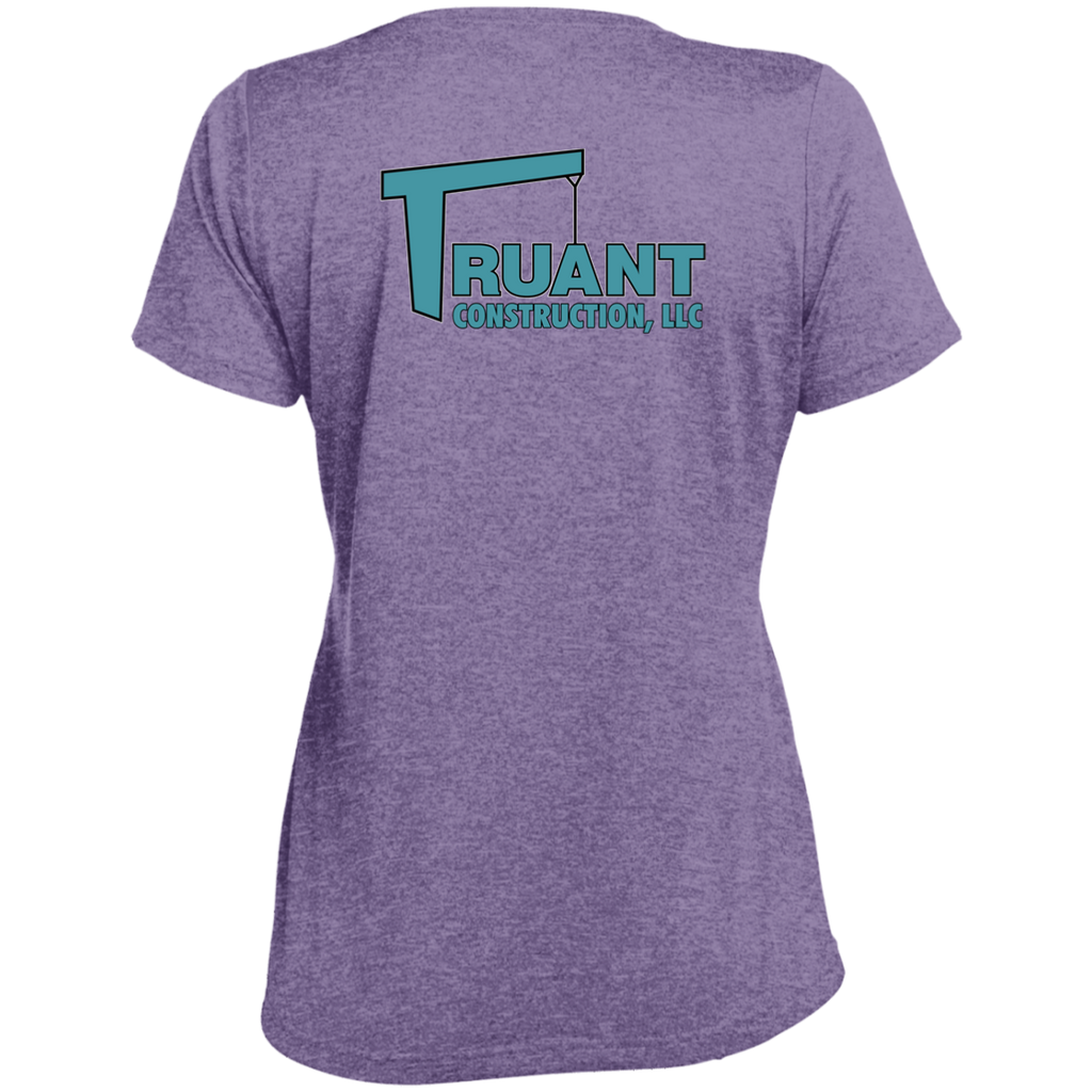 LST360 Ladies' Heather Scoop Neck Performance Tee