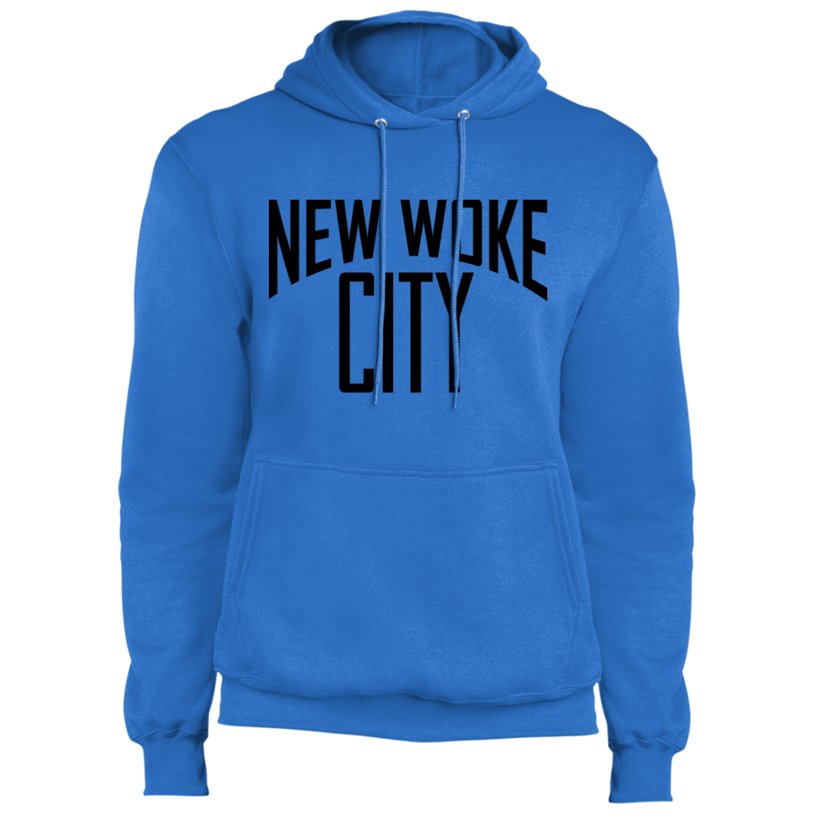 New Woke City-Core Fleece Pullover Hoodie