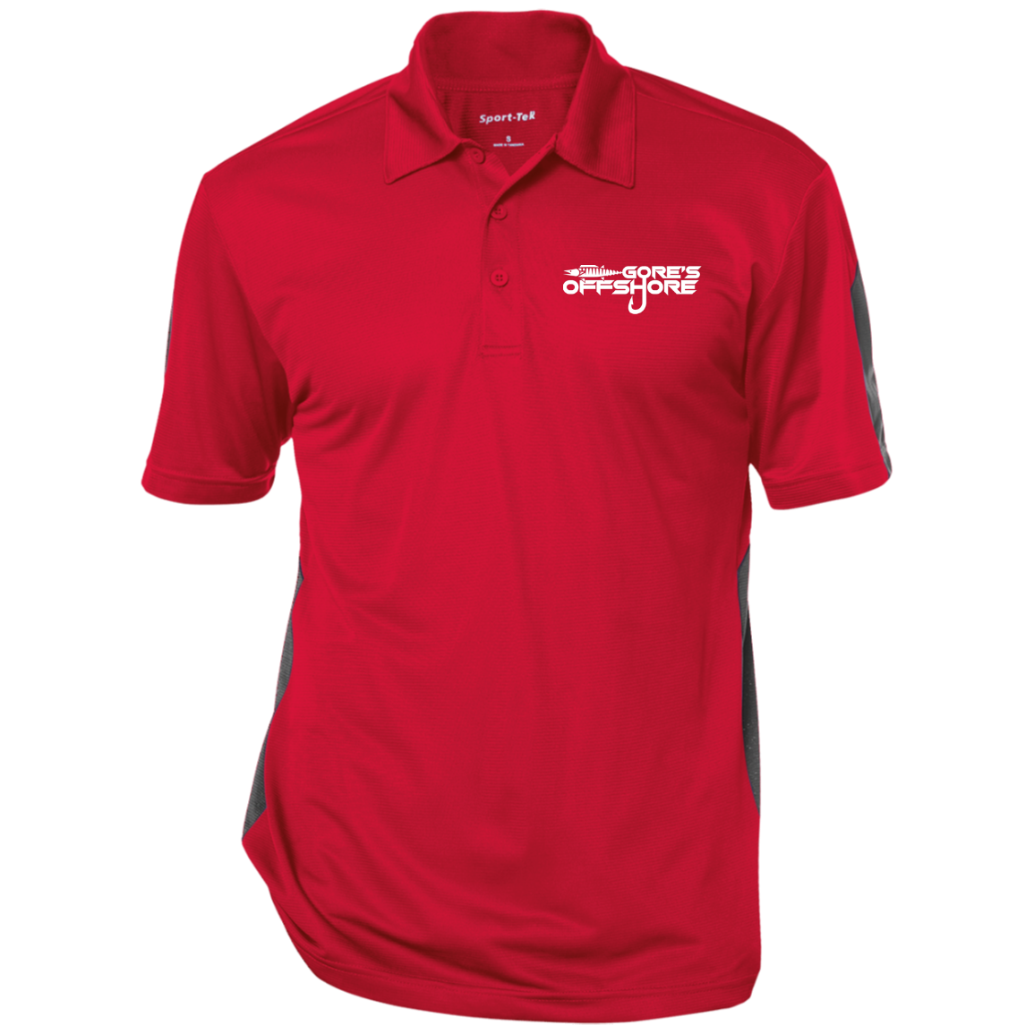 Gore's Offshore Emb Wht Gore's Offshore-Performance Polo