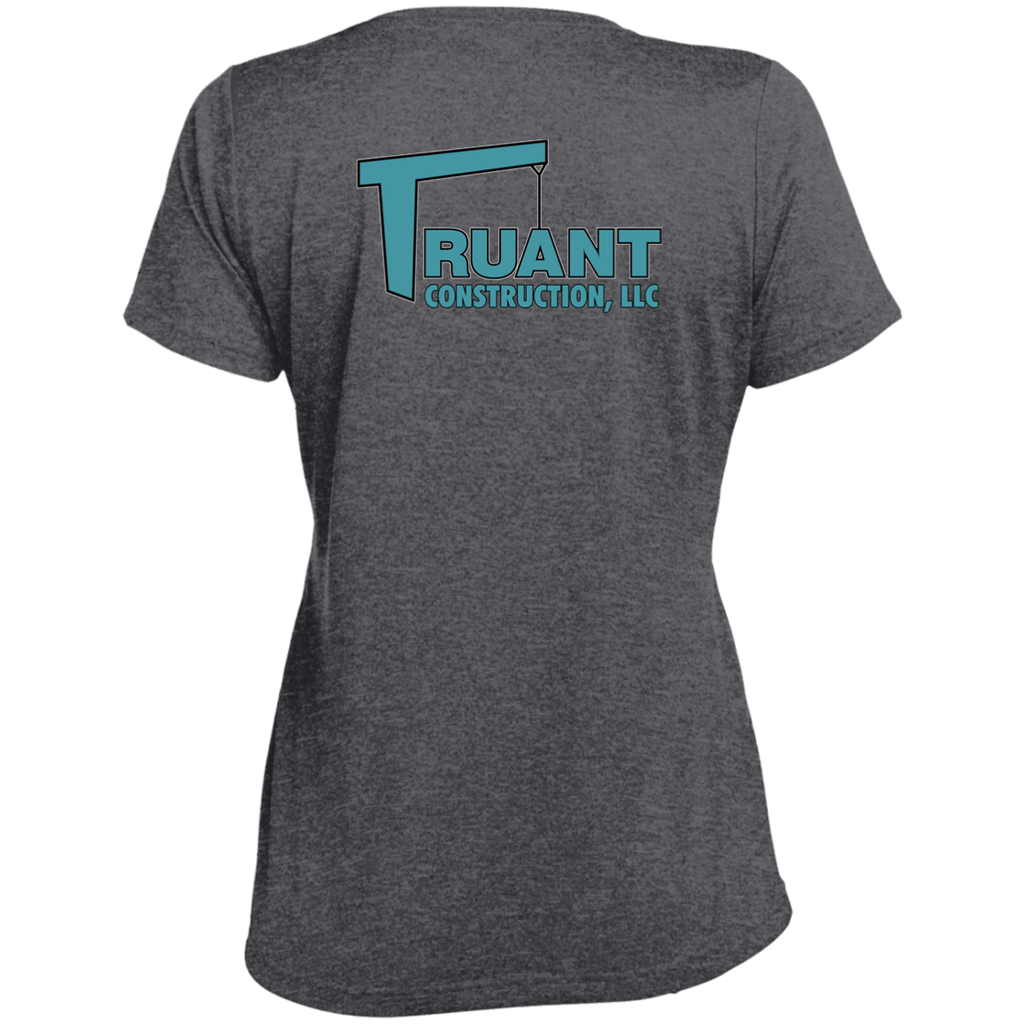 LST360 Ladies' Heather Scoop Neck Performance Tee