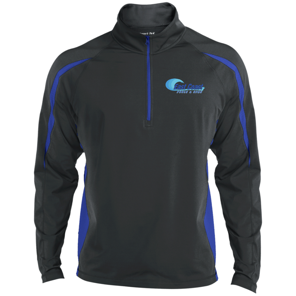 AVG-24303_Final_AVG-24303 ST851 Men's Sport Wicking Colorblock 1/2 Zip