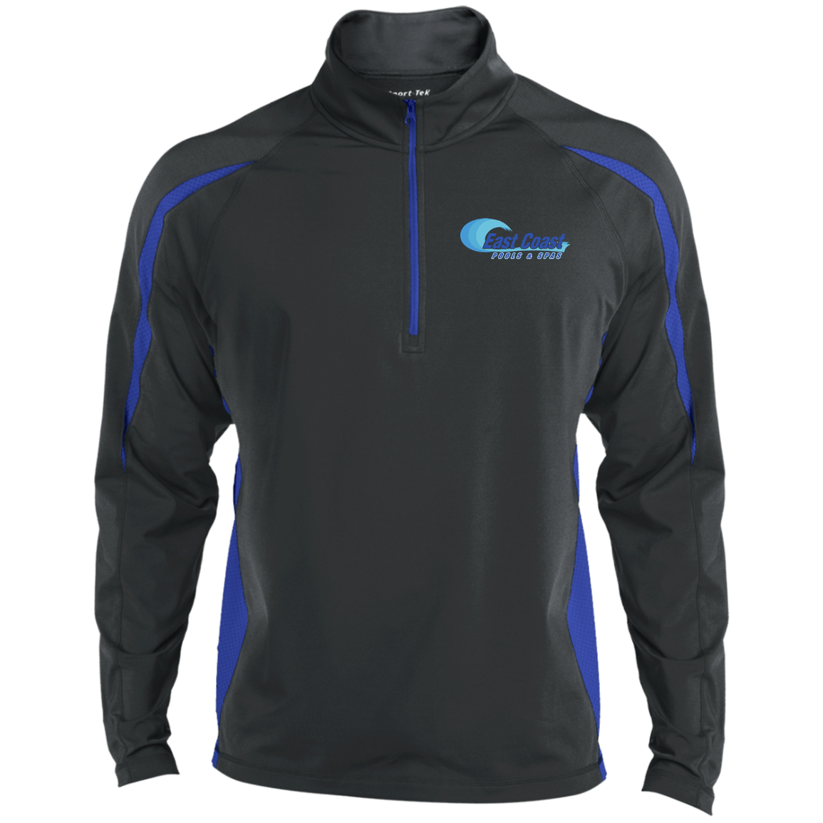 AVG-24303_Final_AVG-24303 ST851 Men's Sport Wicking Colorblock 1/2 Zip