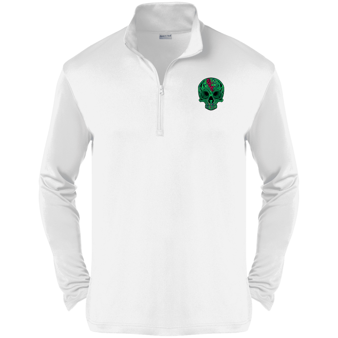 OCC SKULL 1 GRN ST357 Competitor 1/4-Zip Pullover