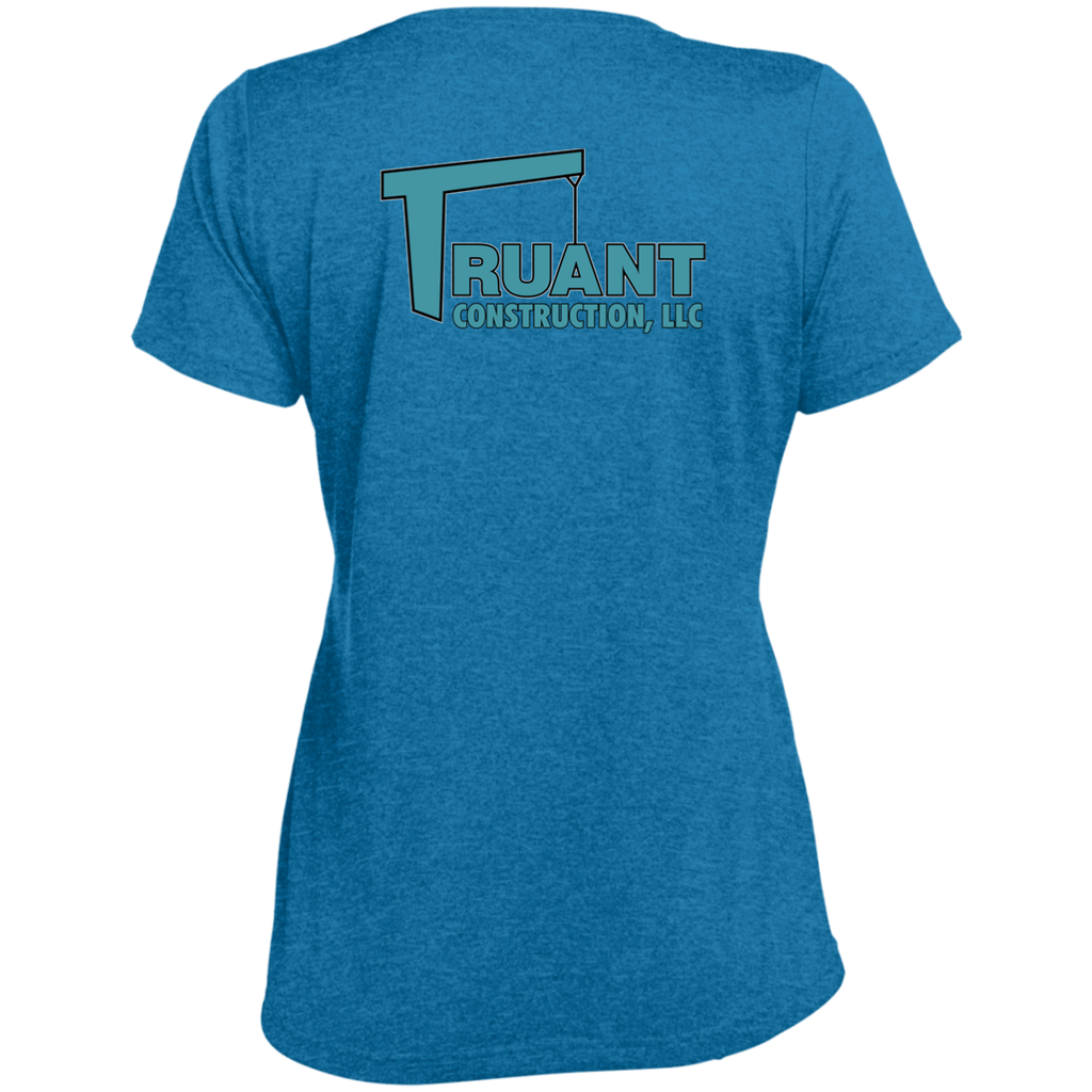 LST360 Ladies' Heather Scoop Neck Performance Tee