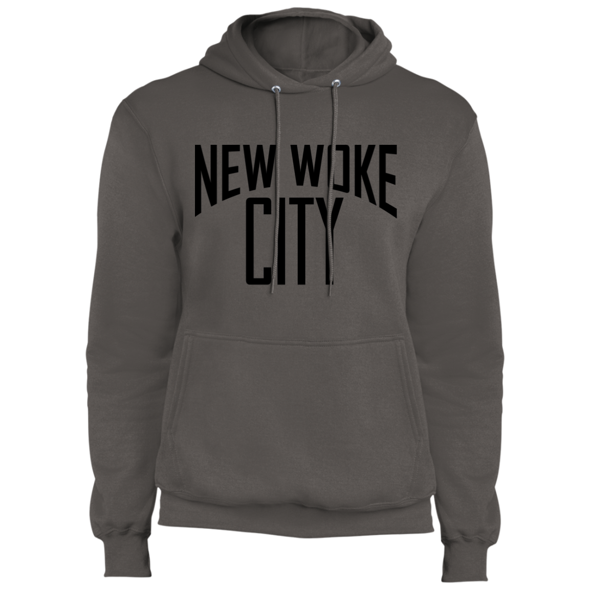 New Woke City-Core Fleece Pullover Hoodie