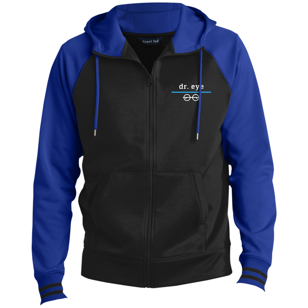 Dr. Eye-Men's Sport-Wick® Full-Zip Hooded Jacket