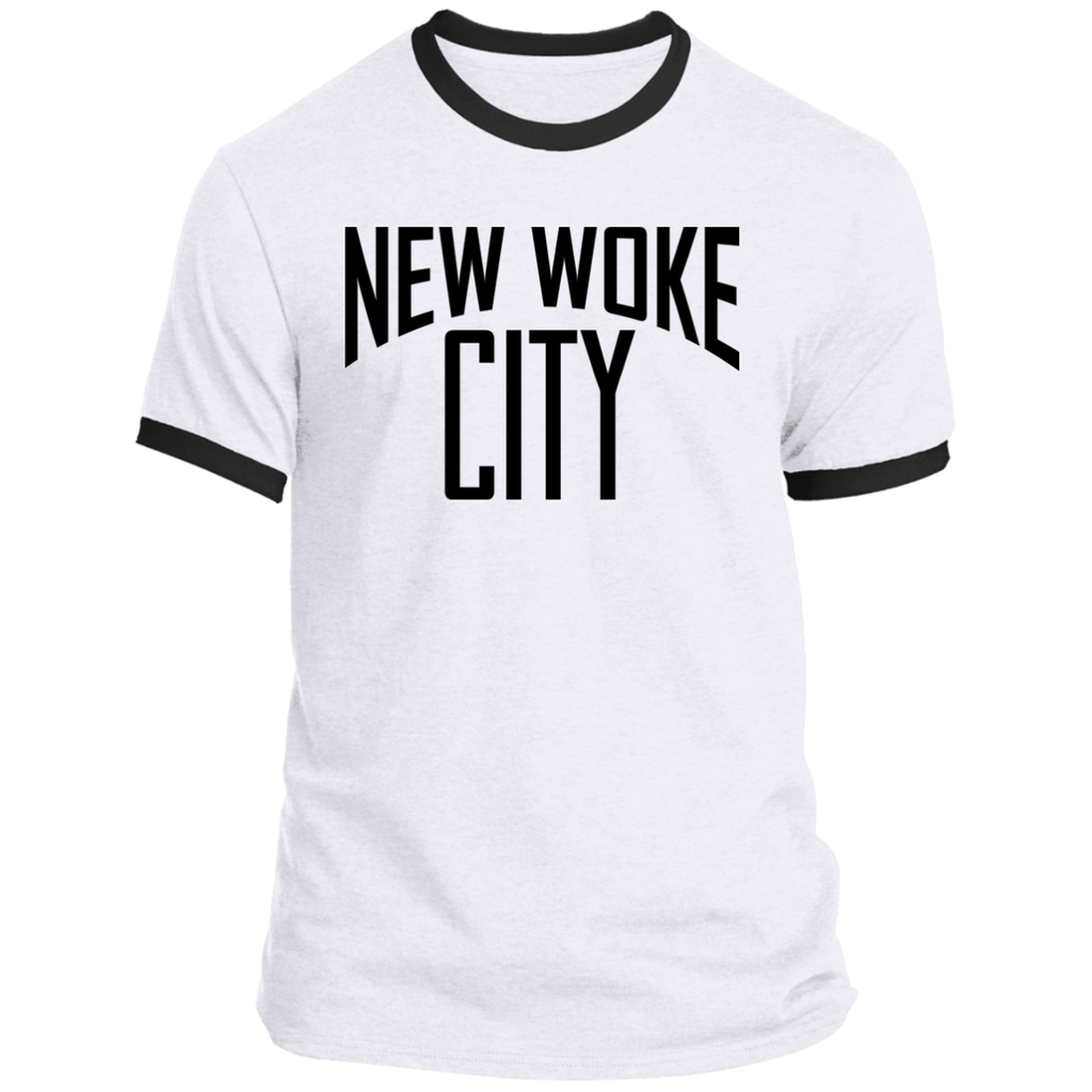 New Woke City-Ringer Tee
