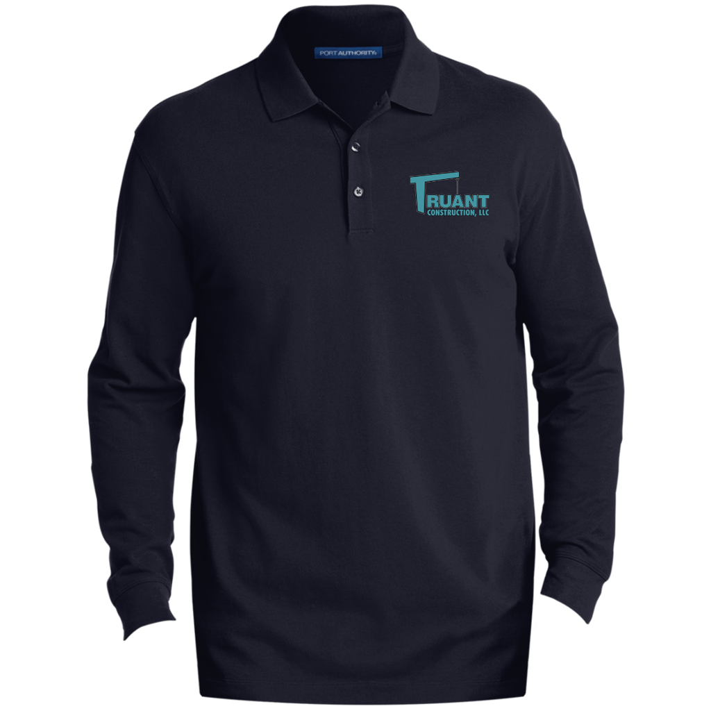truant final polo K8000LS Men's EZCotton™ Long Sleeve Polo