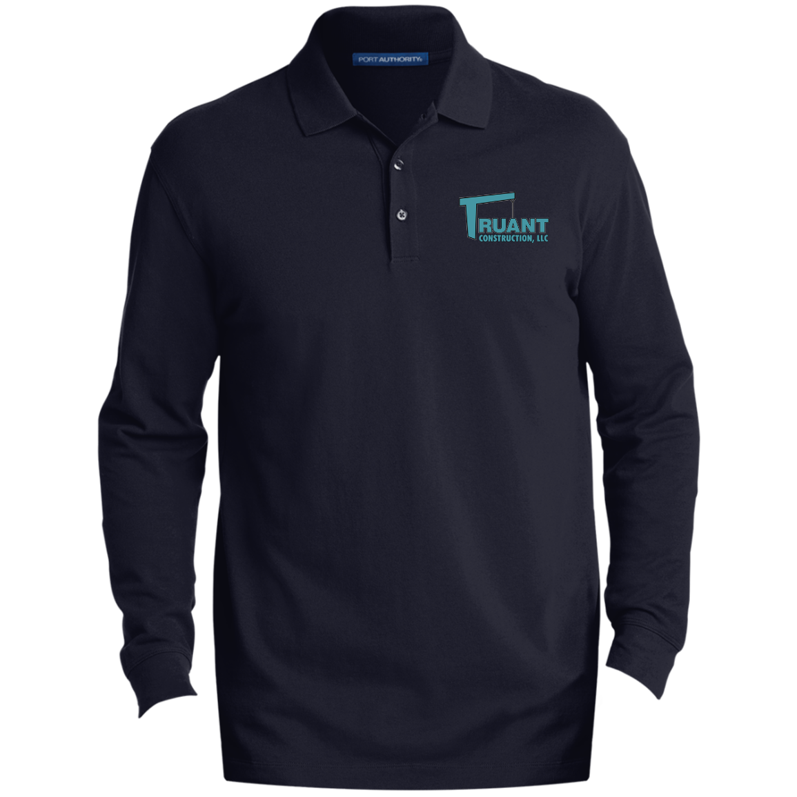 truant final polo K8000LS Men's EZCotton™ Long Sleeve Polo