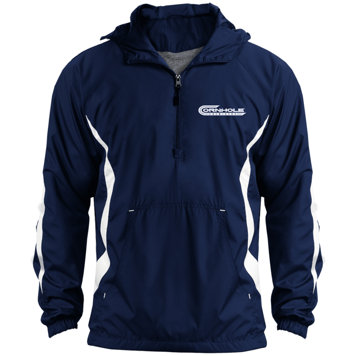 Cornhole Chemistry-Unisex Colorblock Raglan Anorak Jacket