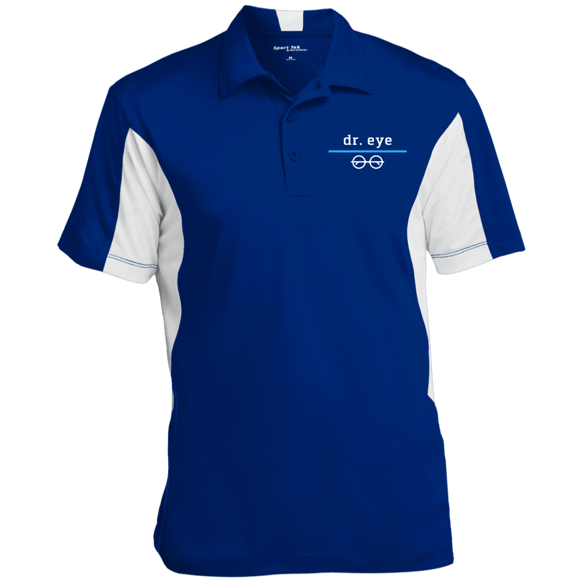 Dr. Eye-Men's Colorblock Performance Polo