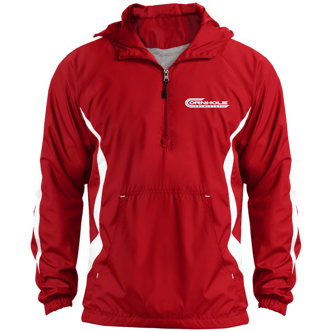 Cornhole Chemistry-Unisex Colorblock Raglan Anorak Jacket