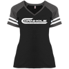 Cornhole Chemistry-Ladies' Game V-Neck T-Shirt