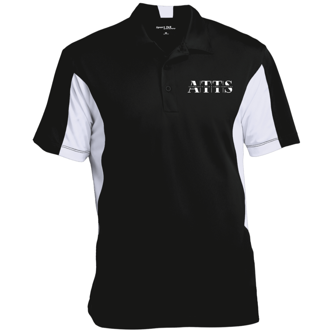 attswhite ST655 Men's Colorblock Performance Polo
