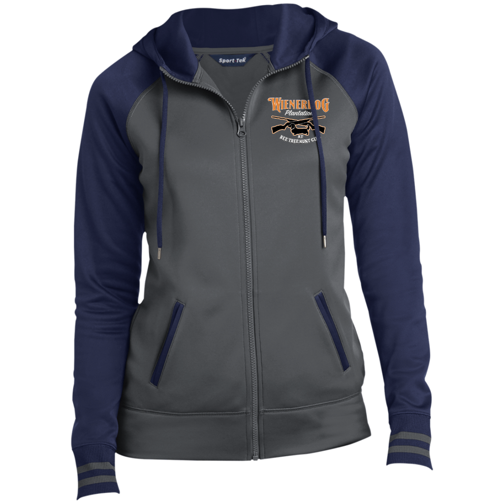 wienerdog polo LST236 Ladies' Sport-Wick® Full-Zip Hooded Jacket