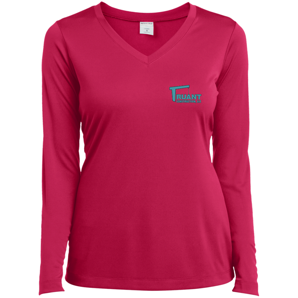 LST353LS Ladies’ Long Sleeve Performance V-Neck Tee