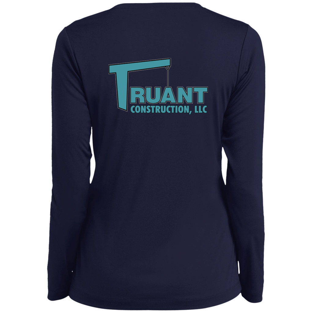 LST353LS Ladies’ Long Sleeve Performance V-Neck Tee
