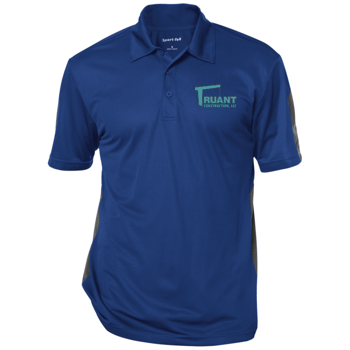 truant final polo ST695 Performance Textured Three-Button Polo