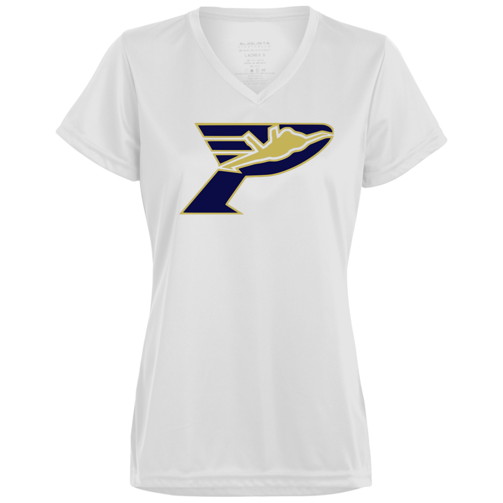 Pima Pilots-Ladies’ Moisture-Wicking V-Neck Tee