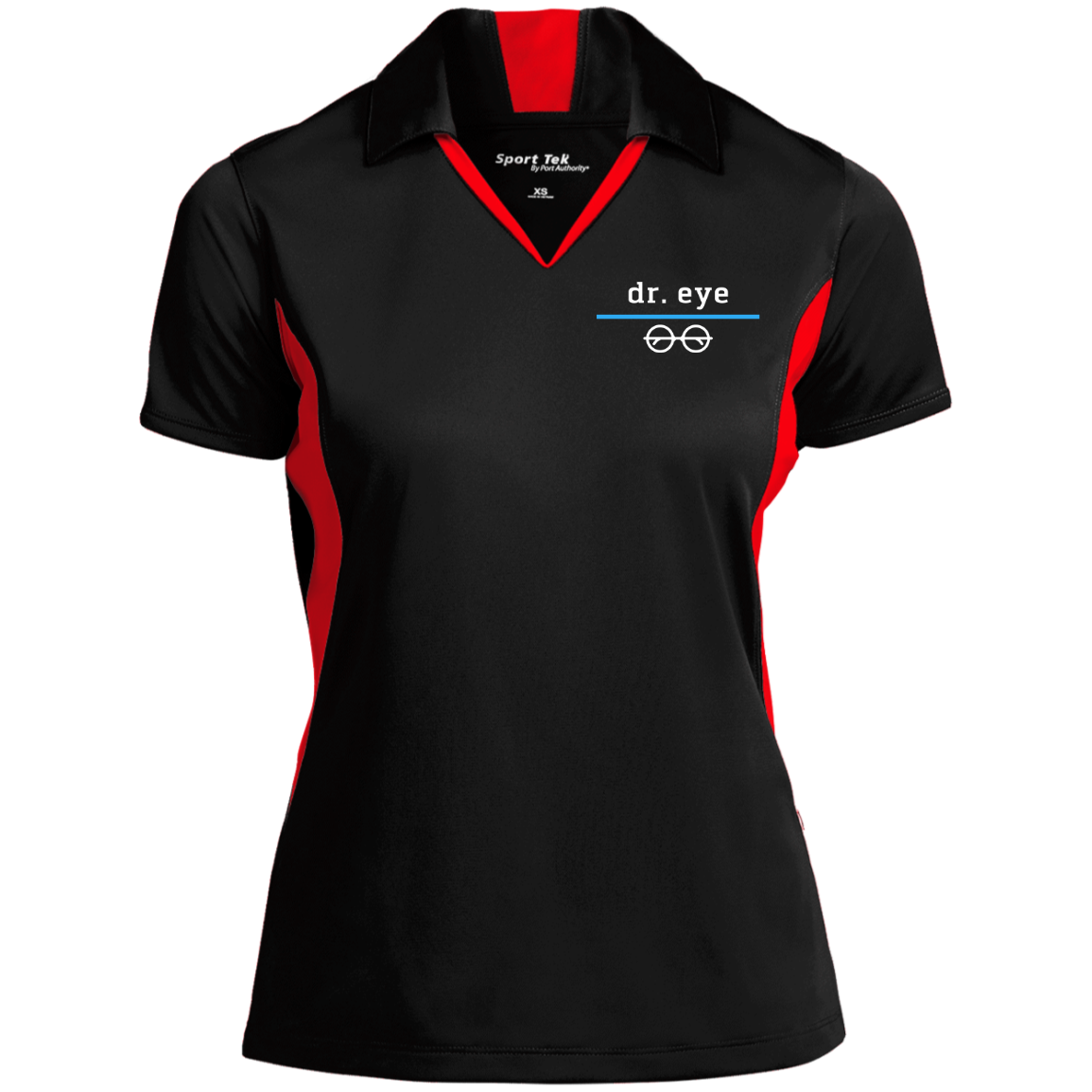 Dr. Eye-Ladies' Colorblock Performance Polo