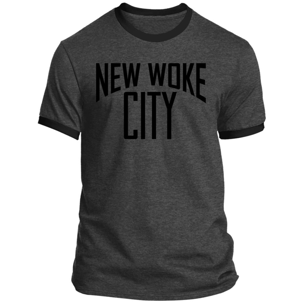 New Woke City-Ringer Tee
