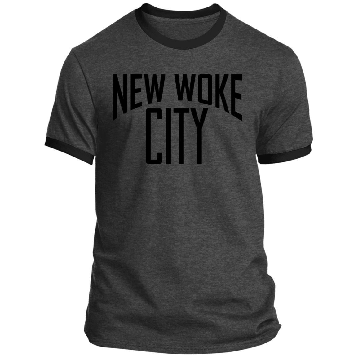 New Woke City-Ringer Tee
