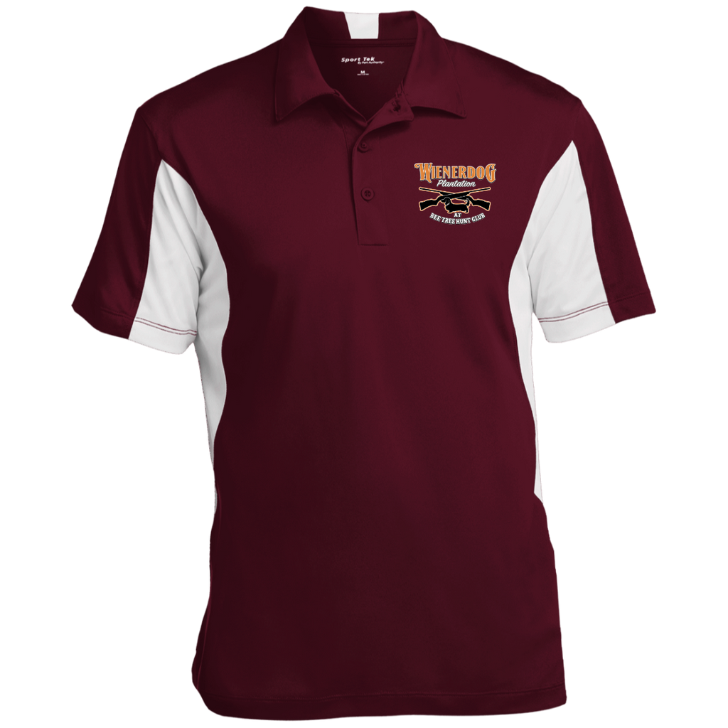 wienerdog polo ST655 Men's Colorblock Performance Polo