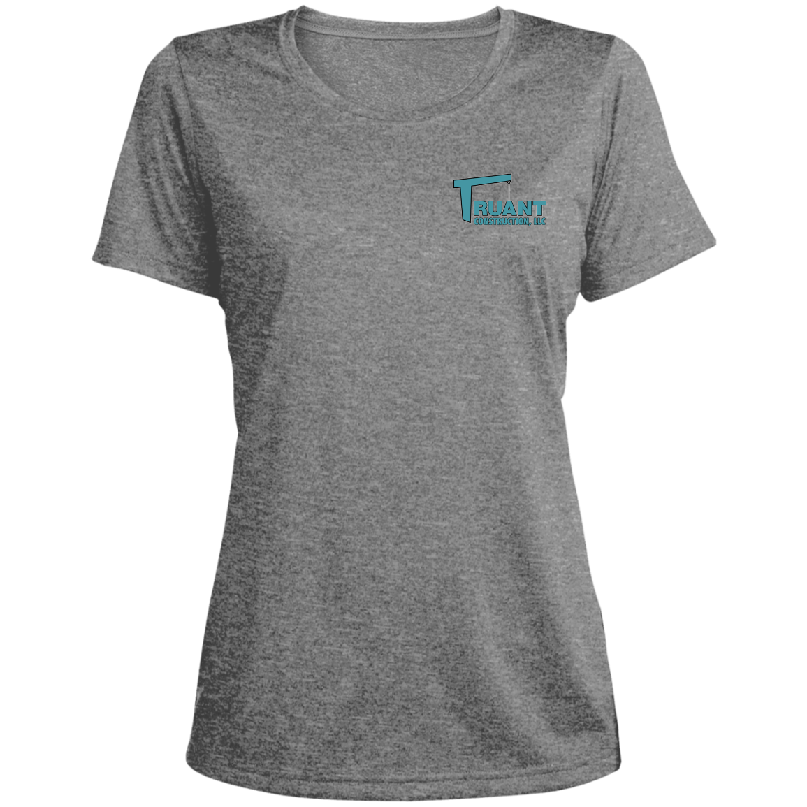 LST360 Ladies' Heather Scoop Neck Performance Tee