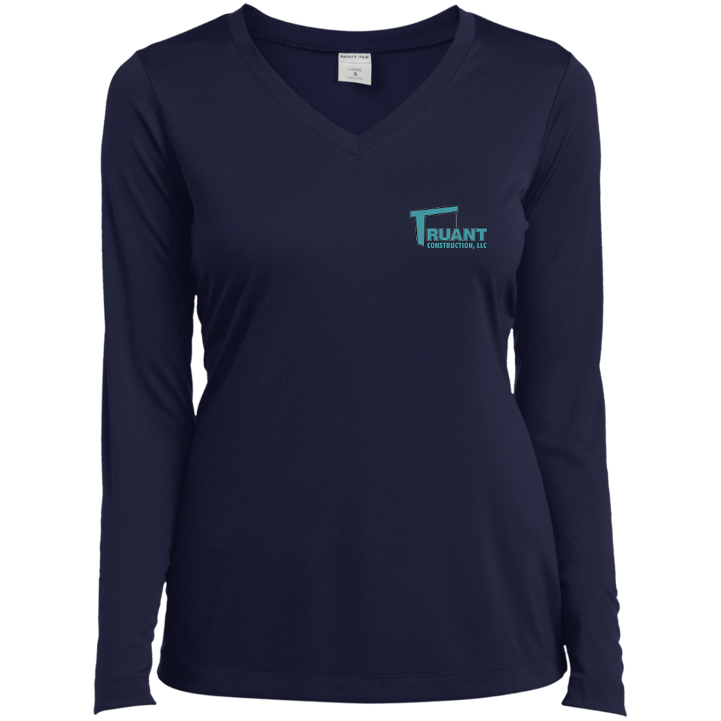 LST353LS Ladies’ Long Sleeve Performance V-Neck Tee
