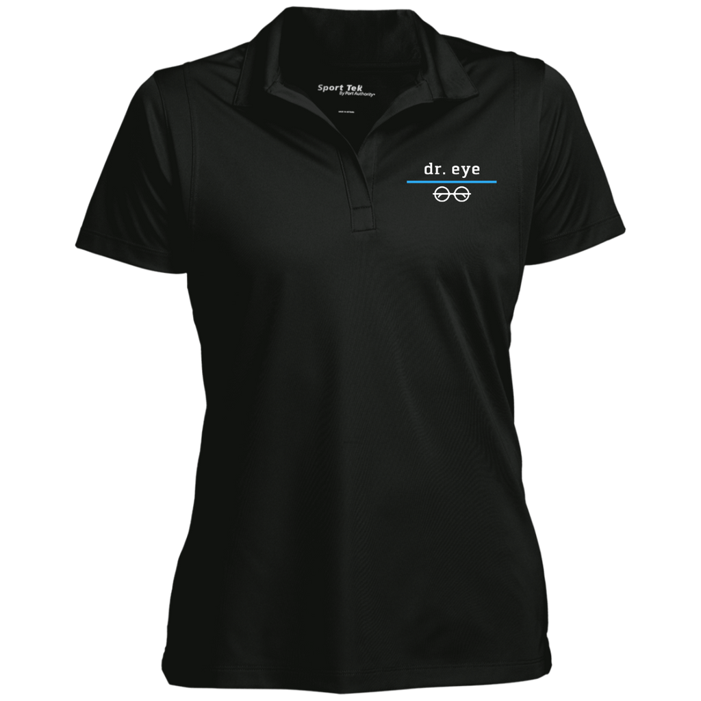 Dr. Eye-Women's Micropique Tag-Free Flat-Knit Collar Polo